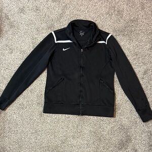 Nike Womens Black and White Track Jacket